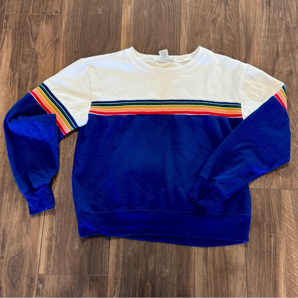 Youth in Revolt Colorful Rainbow Retro-looking Women’s Sweater